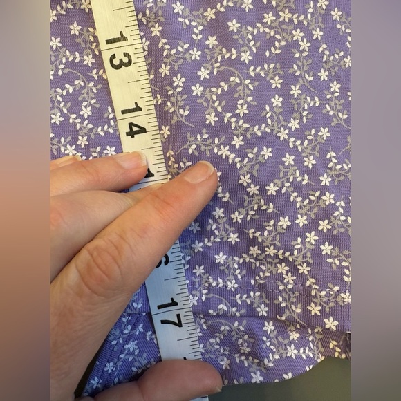 NWT No Boundaries Purple Short Sleeve coquette Wrap Crop Top women's teen Large - Picture 10 of 10